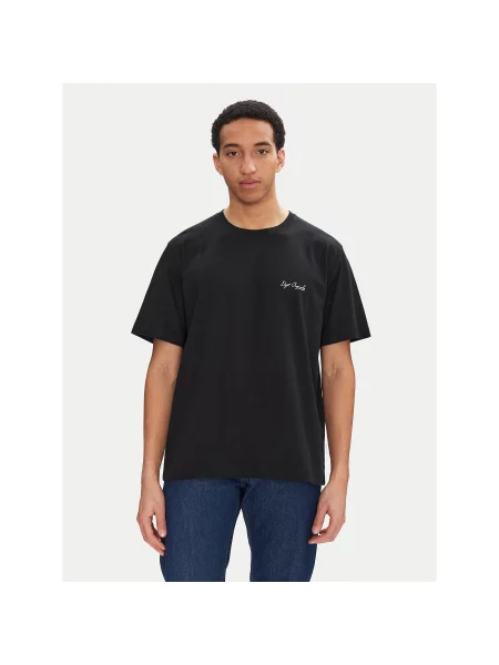 Jack&Jones Футболка Islington Loose Fit чорний