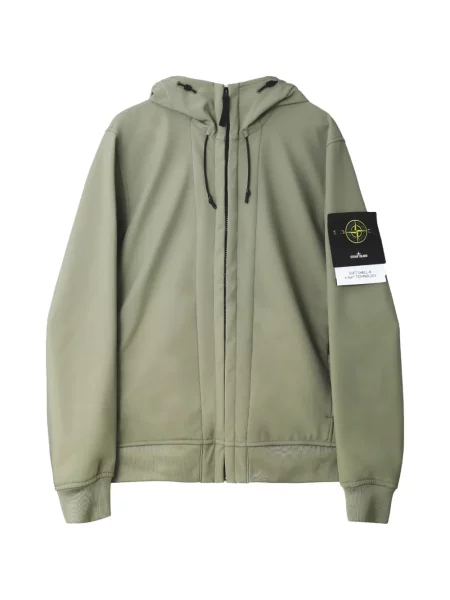 Geacă Stone Island cu strasuri verde