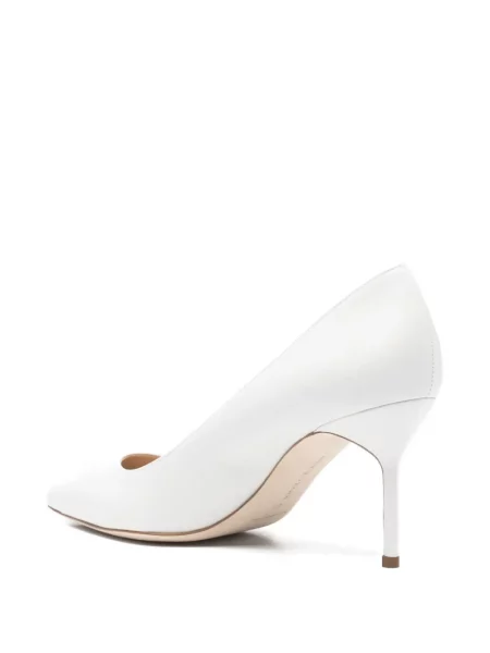 Pantofi cu toc Manolo Blahnik alb