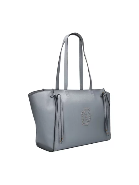 Liu Jo torebka shopper z imitacji skóry niebieska