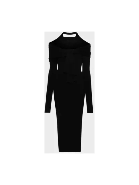 Sukienka Jacquemus wełniana czarna