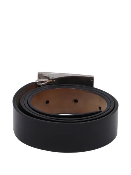 Curea Montblanc din piele cu cataramă cu autograf negru