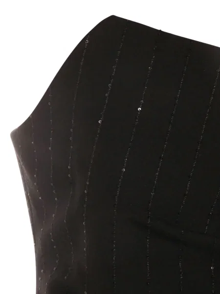 Top Nissa cu dungi negru