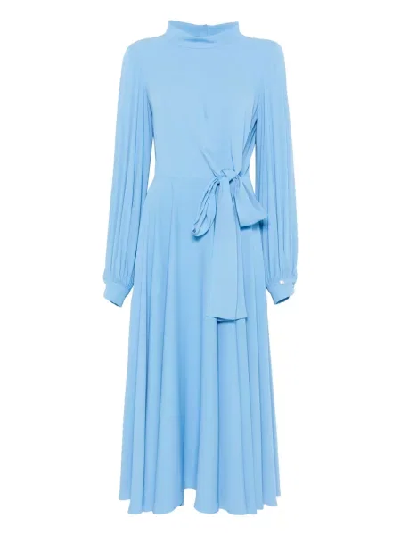 Rochie midi Nissa până la genunchi de costum albastru