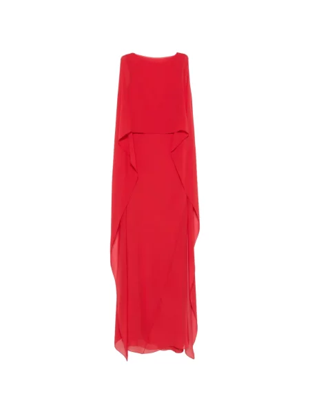 Rochie maxi Cortana drapată roșu