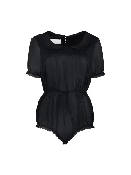 Przezroczysty kombinezon Maison Margiela czarny