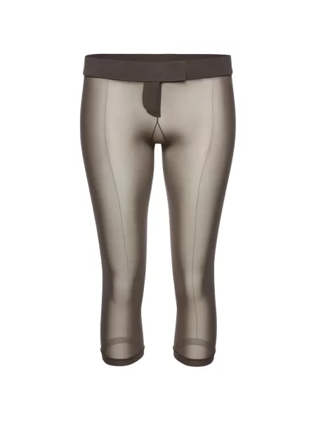 Spodnie capri Magda Butrym z niską talią brązowy