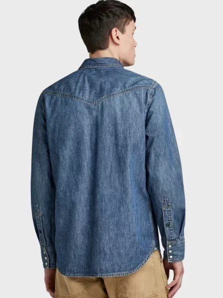 Сорочка G-star Raw синя