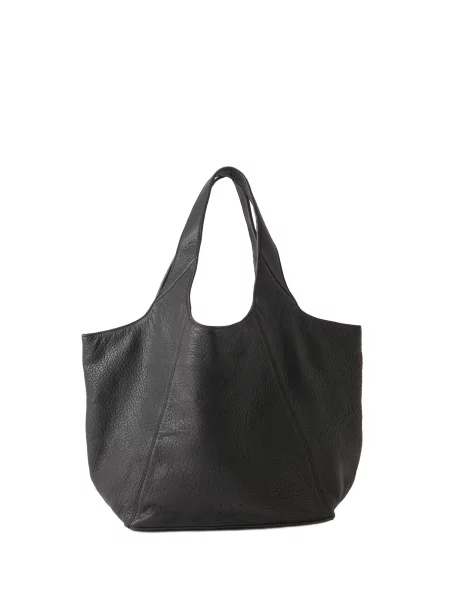 COPENHAGEN STUDIOS De piele geantă shopper CPH Bag negru