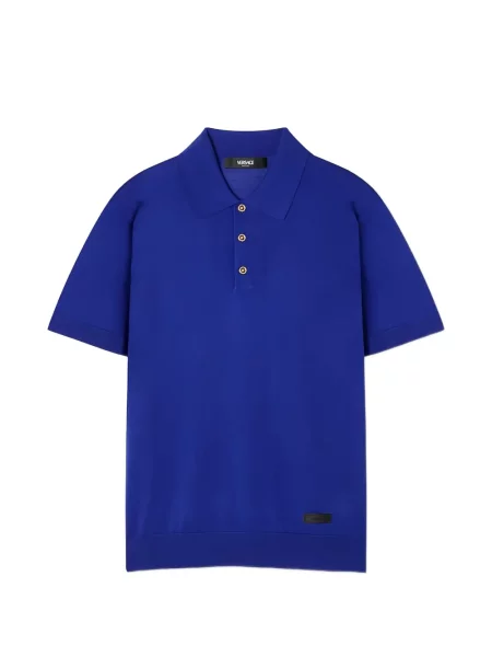Polo Versace tricotate albastru
