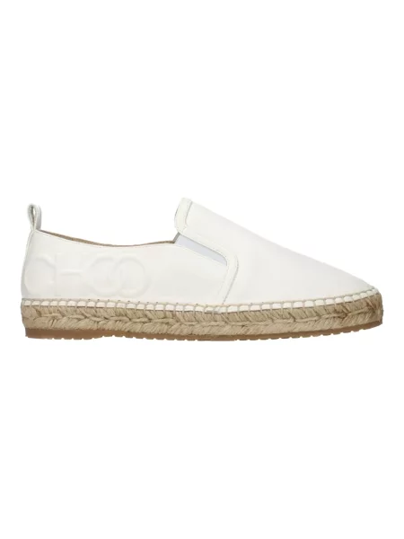 Espadryle Jimmy Choo skórzane białe
