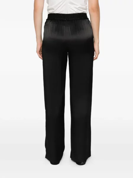 Pantaloni Lisa Yang din satin negru