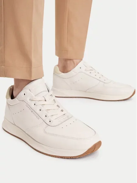 Tenisice Tommy Hilfiger Newport Lth Krem