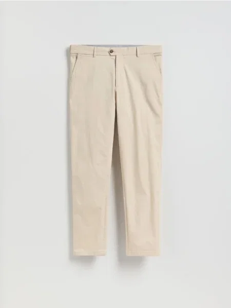 Reserved Pantaloni chino slim fit bej