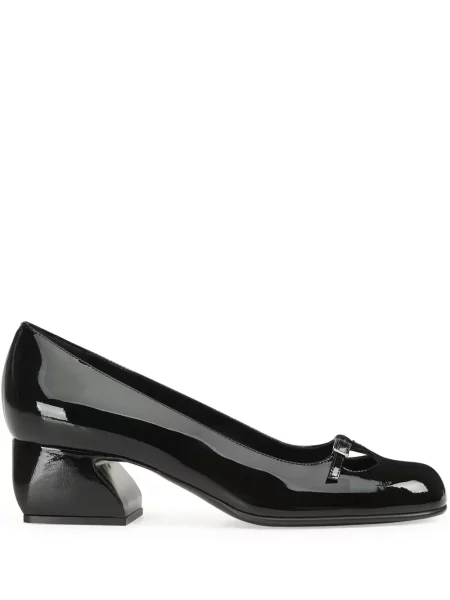 Pantofi cu toc Sergio Rossi din piele negru