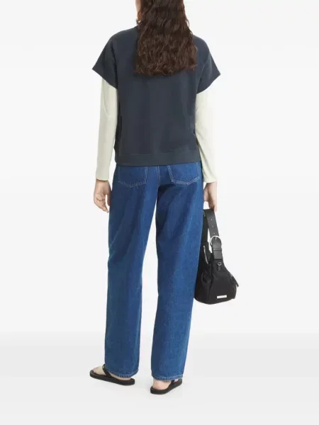 Blugi conici Maison Kitsune conici albastru