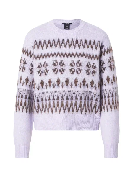 Lindex Pulover Janina temno / sivka rjava