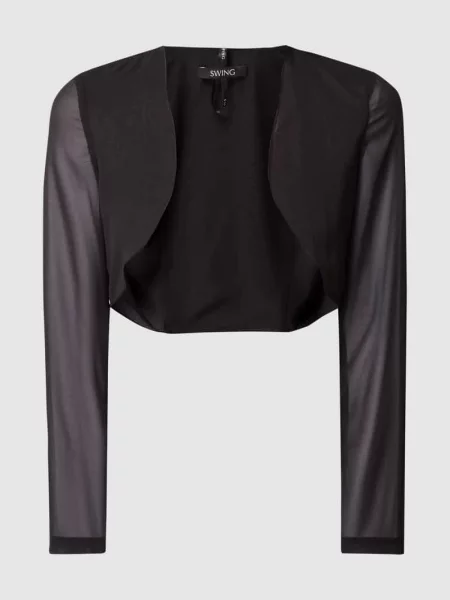 Bolerko z szyfonu Swing czarna