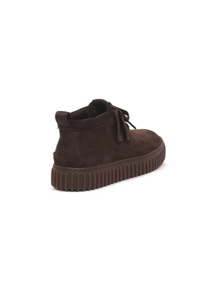 Pantofi Clarks din dantelă maro