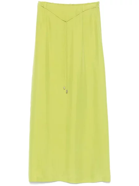 Maxi fusta maxi Alysi de mătase verde