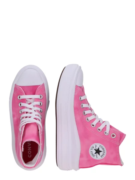 Modne superge Converse Chuck Taylor All Star Move Platform Roza bela