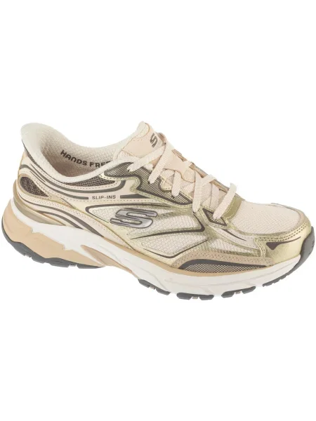Sneakerși Skechers bej