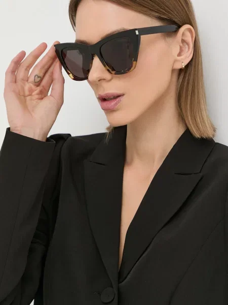 Saint Laurent ochelari de soare KATE maro