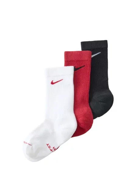 NIKE Κάλτσες κόκκινο / μαύρο λευκό