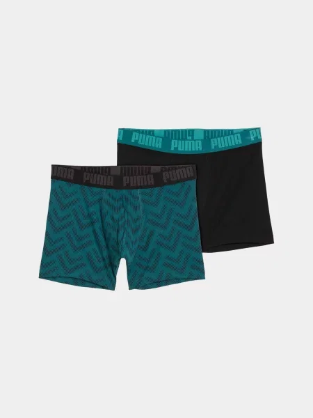 Набір трусів PUMA Printed Boxers 2p комбінований верх зелений