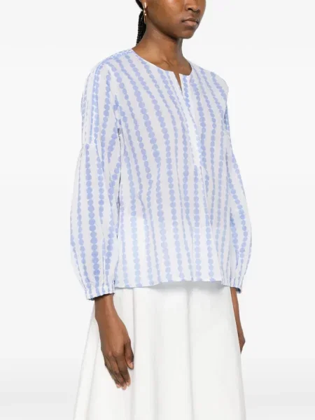 Prugasta bluza Hemisphere bijela