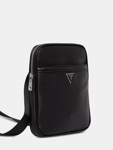 Geantă crossbody Guess din piele negru