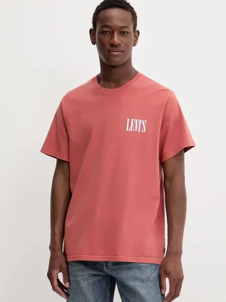 Levi's basic tričko RELAXED FIT TEE oranžové