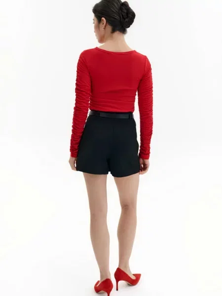 Спідниця-шорти VMMA бавовна/віскоза чорний