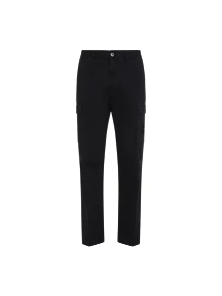 Spodnie cargo Stone Island z kamieniami czarne