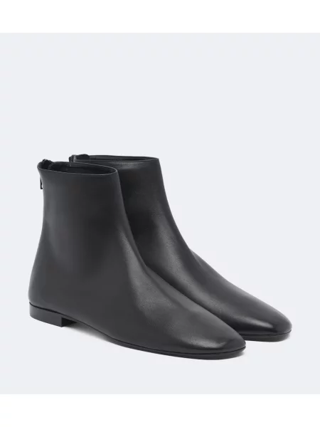 Cizme scurte Toteme din piele negru