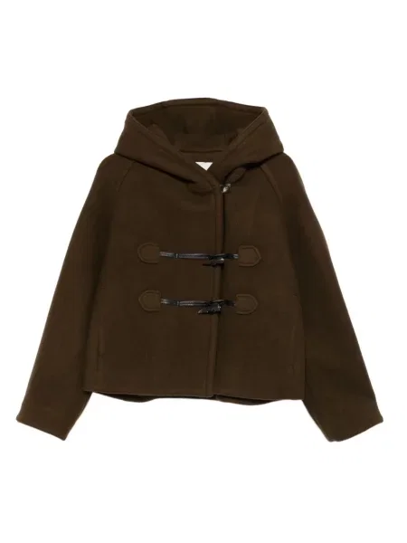 Palton Low Classic de lână maro