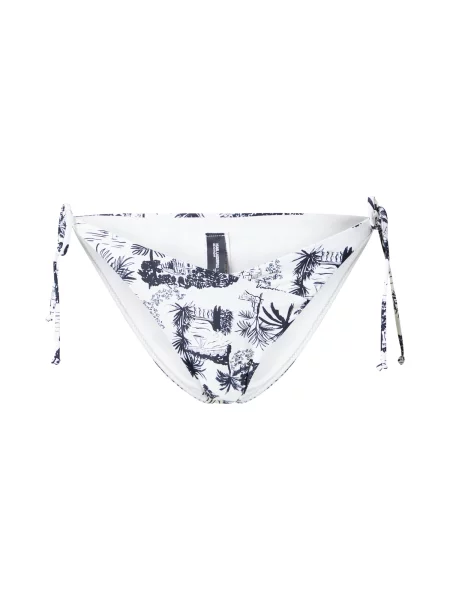 Karl Lagerfeld Slip costum de baie VACANCES DE KARL negru alb