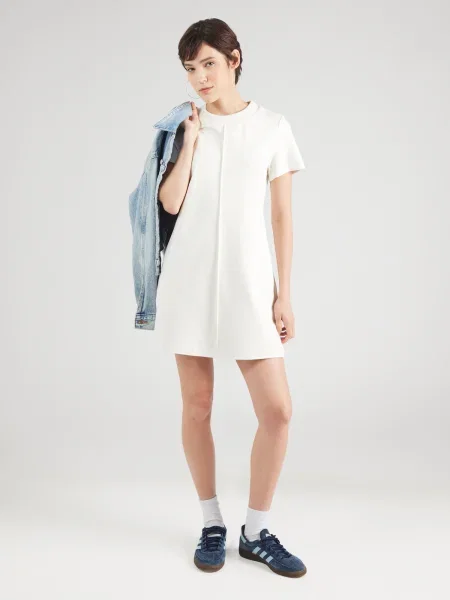 Calvin Klein Jeans Rochie natural alb