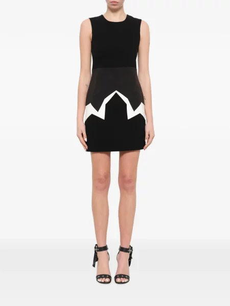 Rochie mini Neil Barrett fără mâneci negru