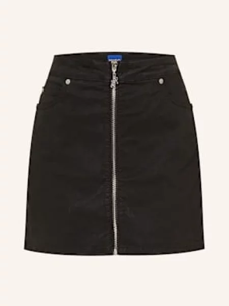 Hugo Blue Spódnica Jeansowa Rasalsa schwarz czarna