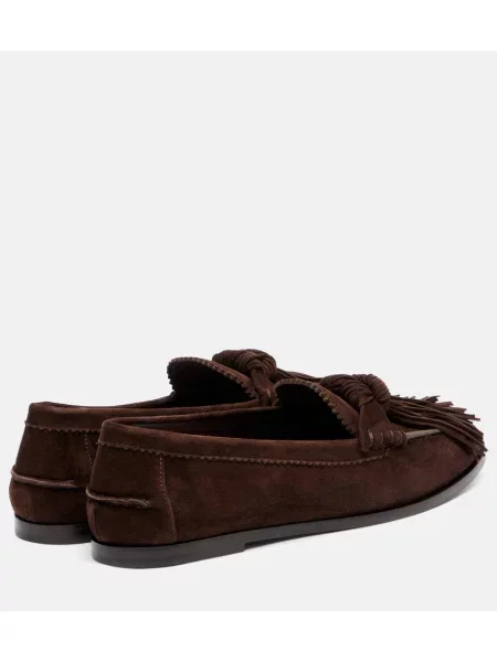 Loaferke Aquazzura iz semiša rjava
