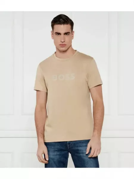 BOSS BLACK Póló RN fekete