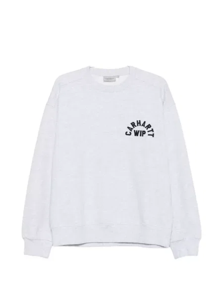 Hanorac Carhartt Wip cu autograf gri