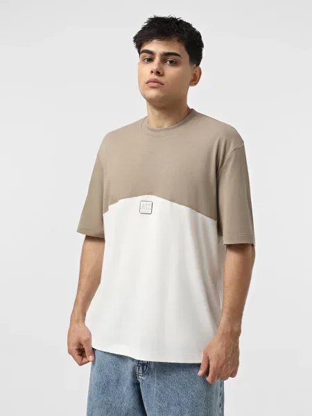 Футболка Armani Exchange бежевий