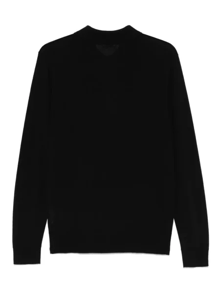 Polo Fursac de lână negru