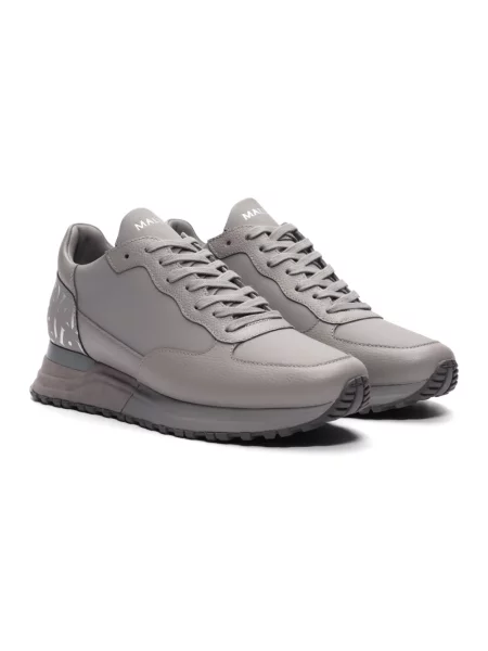 Sneakersy Mallet London skórzane szare
