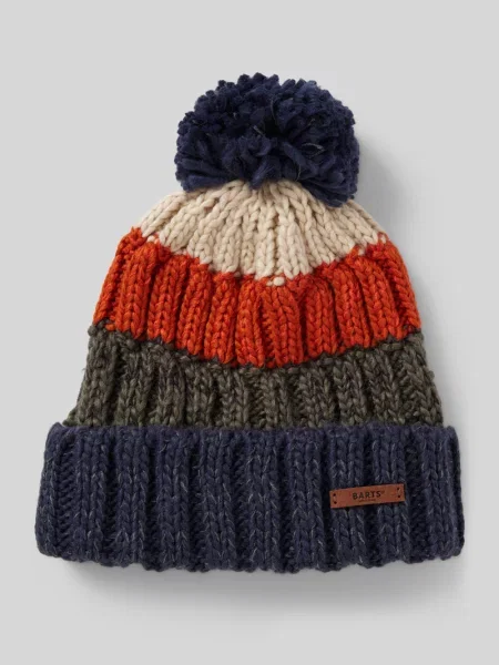 Czapka z pomponem model WILHELM BEANIE' Barts niebieska