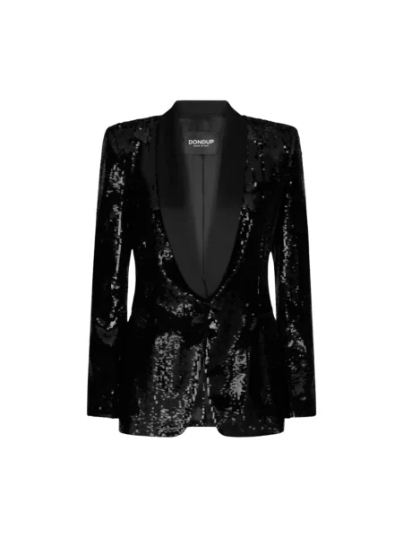 Marynarka Dondup z cekinami czarna