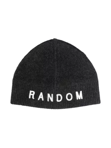 Czapka Random Identities wełniana z logo czarna