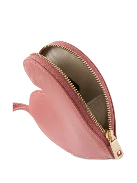 Портмоне Furla със сърца розово